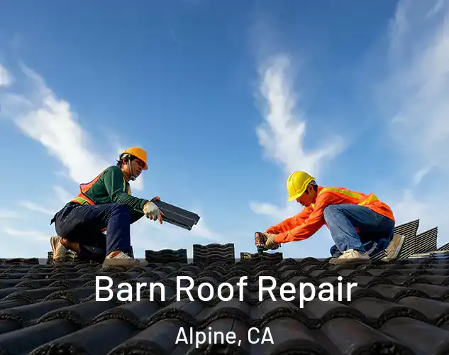  Barn Roof Repair Alpine, CA