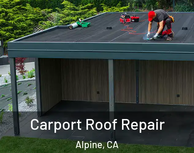  Carport Roof Repair Alpine, CA