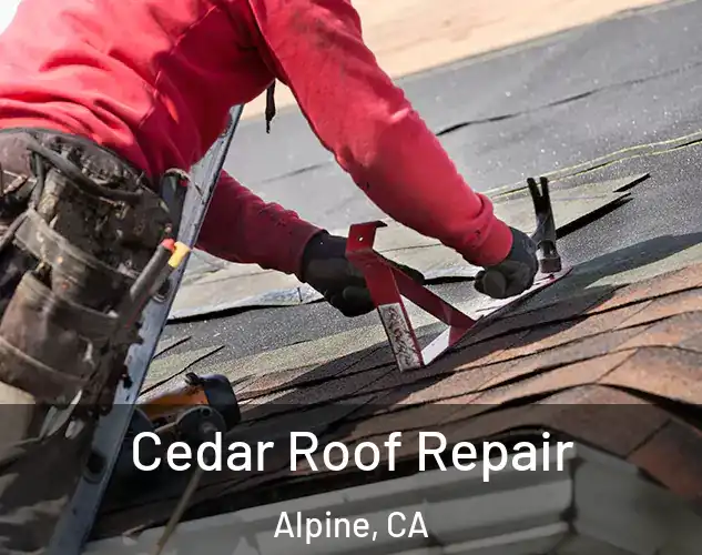  Cedar Roof Repair Alpine, CA