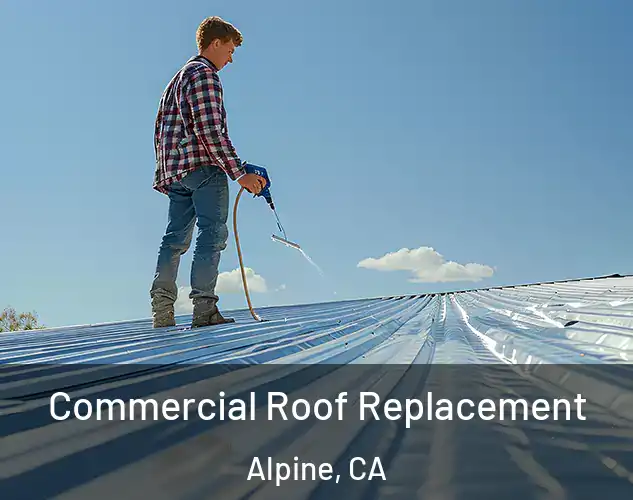  Commercial Roof Replacement Alpine, CA