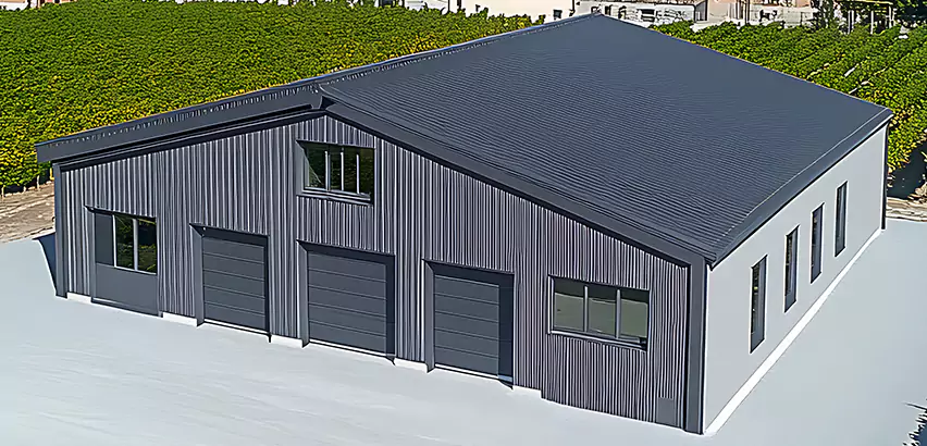 Corrugated Garage Roof Repair in Alpine