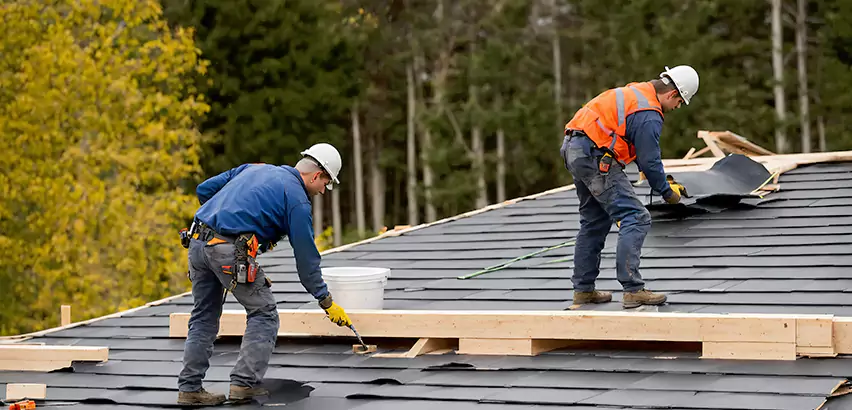 Garage Felt Roof Replacement in Alpine