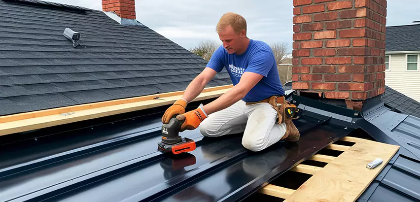 Metal Barn Roof Replacement in Alpine