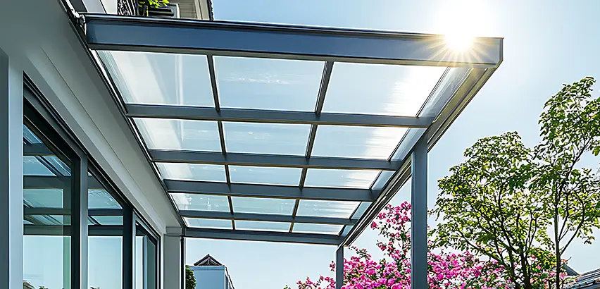 Glass Patio Roof Installation in Alpine