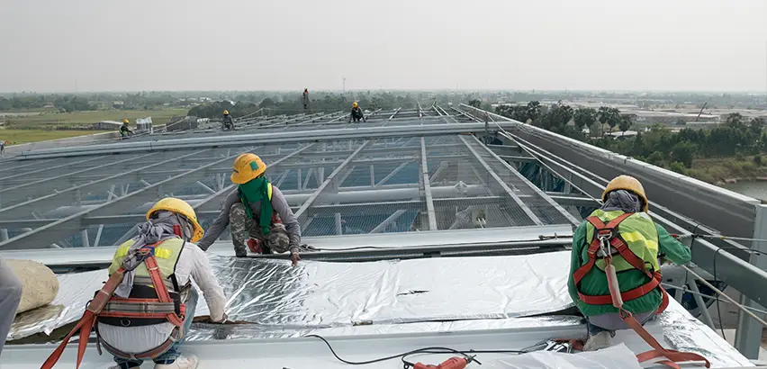 Commercial Roof Installation in Alpine