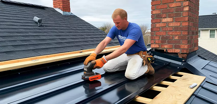 Metal Roof Leak Repair in Alpine