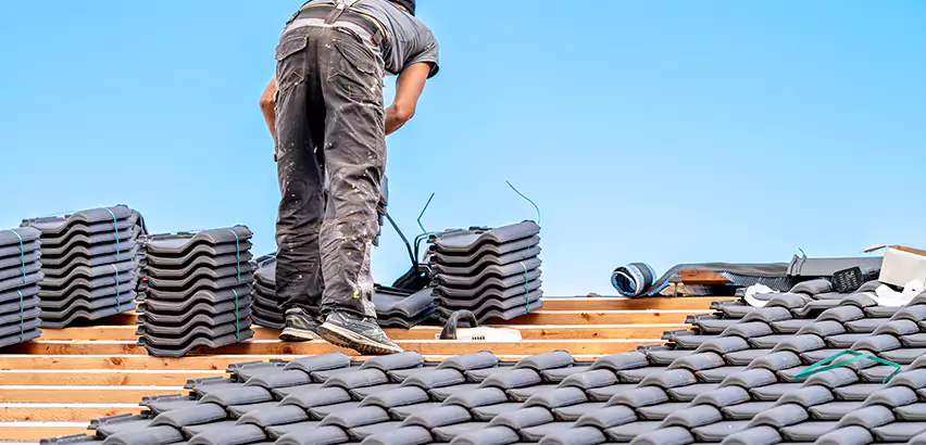 Replacing Tile Roof Underlayment in Alpine