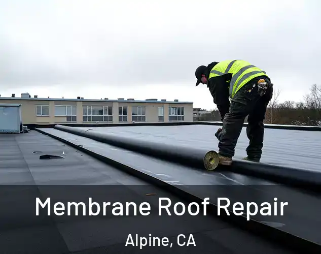  Membrane Roof Repair Alpine, CA