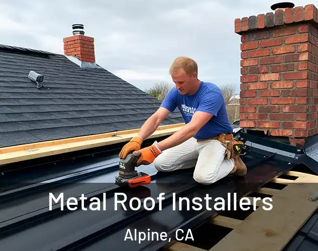  Metal Roof Installers Alpine, CA