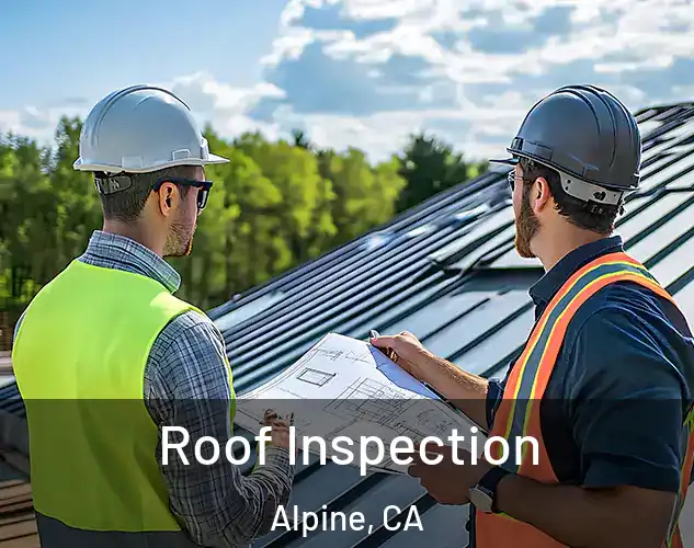  Roof Inspection Alpine, CA