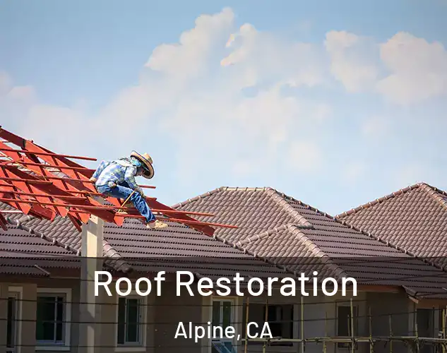  Roof Restoration Alpine, CA