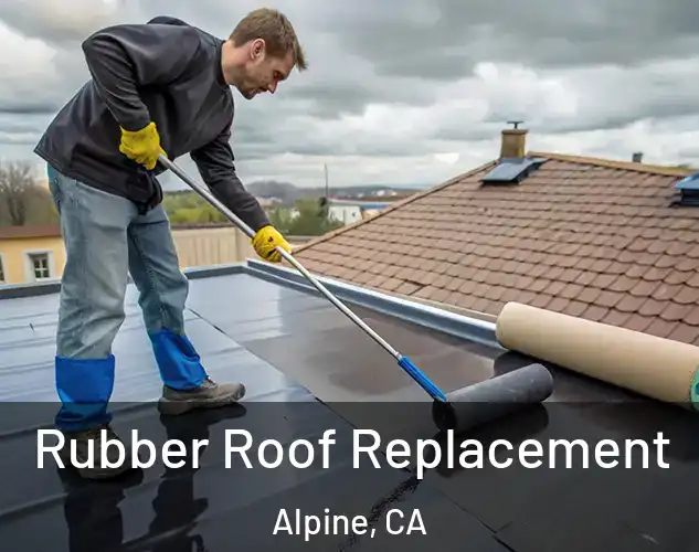  Rubber Roof Replacement Alpine, CA
