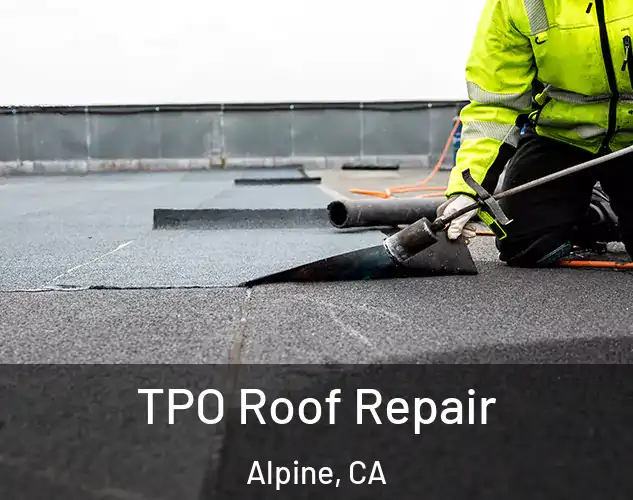  TPO Roof Repair Alpine, CA