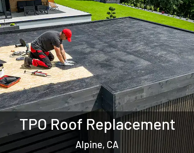  TPO Roof Replacement Alpine, CA