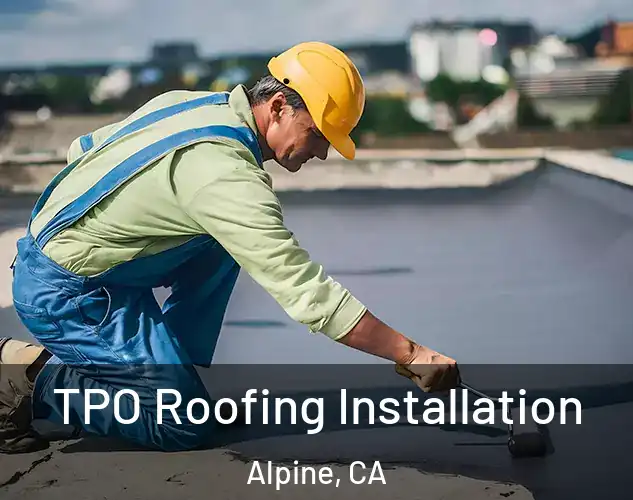  TPO Roofing Installation Alpine, CA